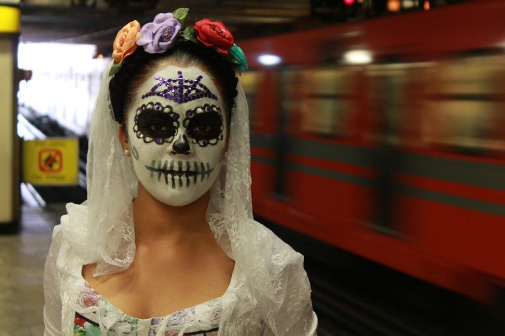 Dia de los Muertos in Mexiko-Stadt