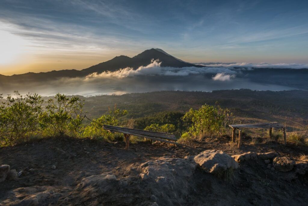 Gunung Batur und Gunung Agung