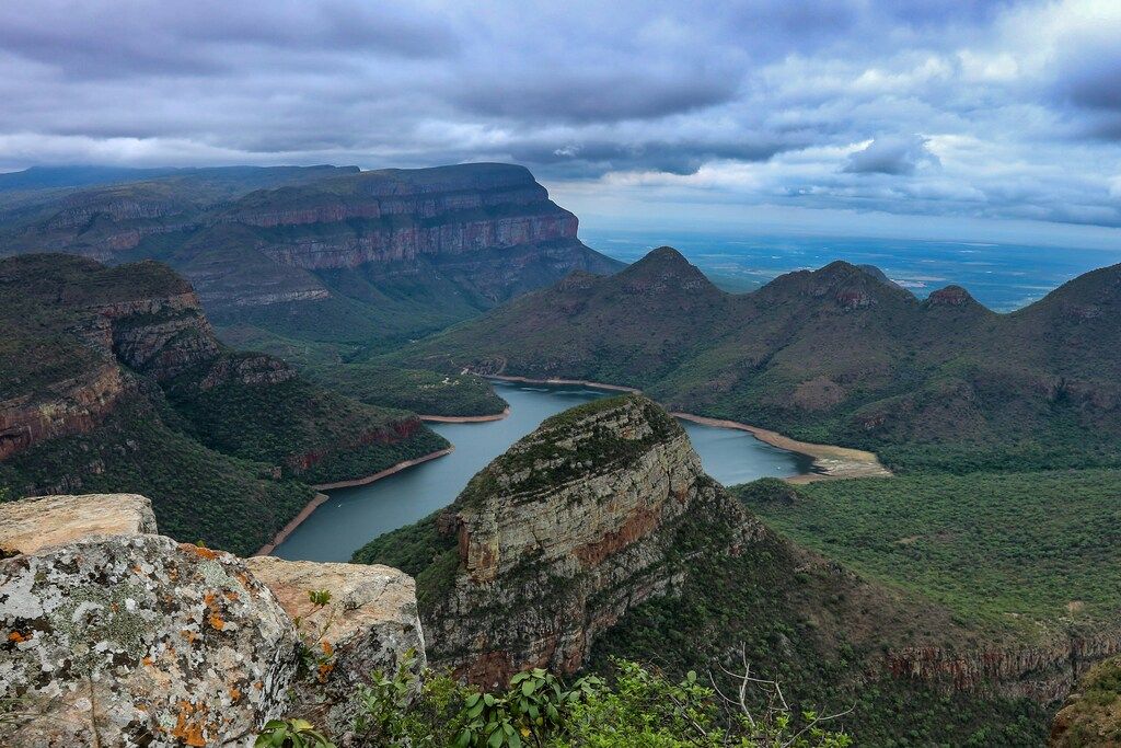 Atemberaubender Blick auf den Blyde River Canyon in Südafrika