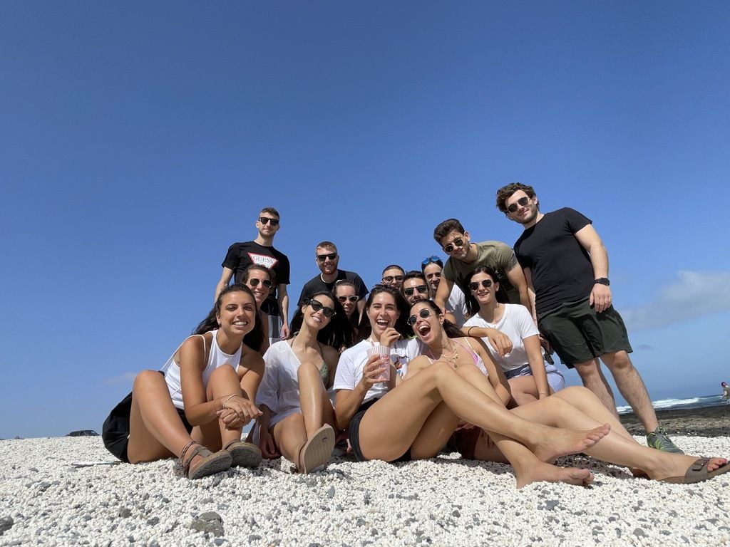 WeRoad yoga organisierten Retreat auf Fuerteventura