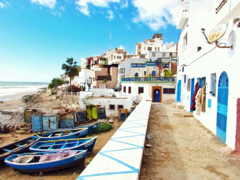 Taghazout, Marokko.