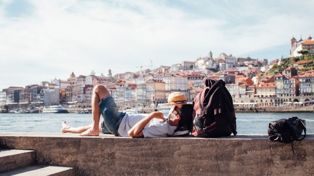 Touristische Sehenswuerdigkeit in allein durch europa reisen