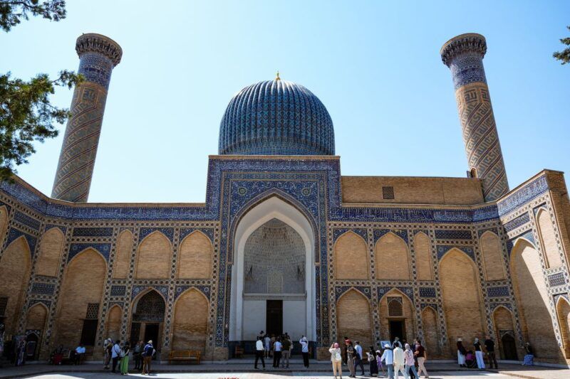 Gur-e-Amir mausoleum in Samarkand.